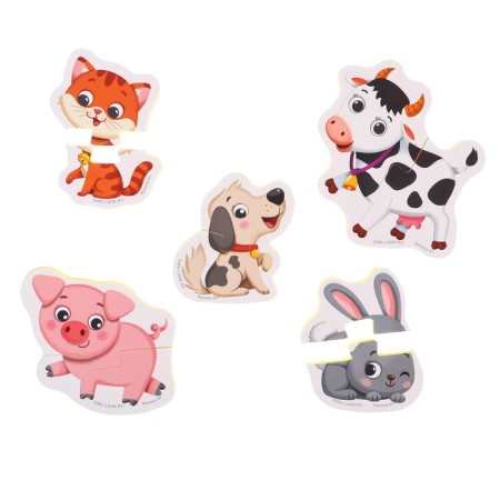 Maxi - puzzles for the bath "Pets", Baby Me-2