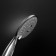 Showing watering can Zein Z2601, 3 modes, plastic, chrome
