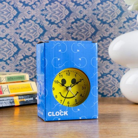 Clock - desktop an alarm clock, 12.5 x 8 cm, d -6 cm-6