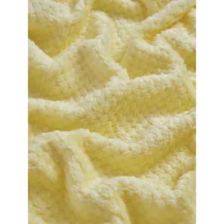 Mimosa plaid, size 200x220 cm, honeycomb, yellow-14