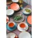 Porcelain cocoon Magistro "Cerera", 500 ml, d = 15 cm, color orange color