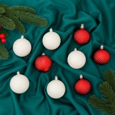 Set of balls plastic D-5.5 cm, 9 pcs 
