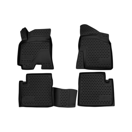 3D rugs in the salon for Chery Tiggo 3 (XE), 2018-, 4 pcs.