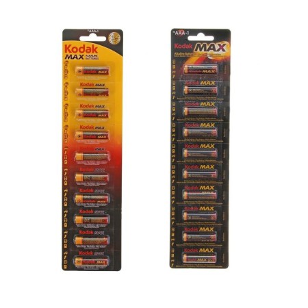 Alkalin battery kodak max, aaa, LR03-10BL, 1.5V, tear-off blister, 10 pcs.-3