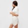 Female pajamas (shirt and shorts) KAFTAN SILK, size 40-42, white