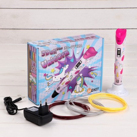 3D handle 3DALI Plus Unicorn, ABS and PLA, (KIT FB0021U), stencil + plastic