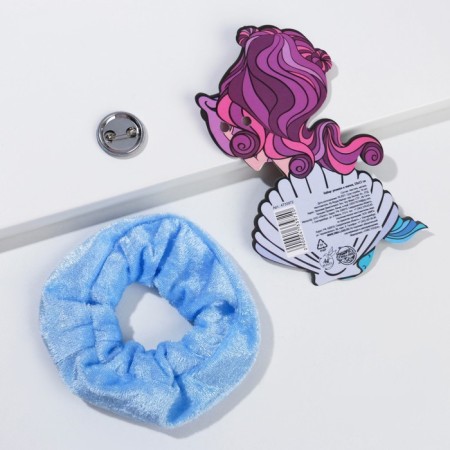 Hair gum and velvet icon, mermaid-4
