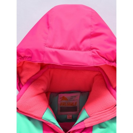 Ski costume for a girl, height 140 cm, pink color-6