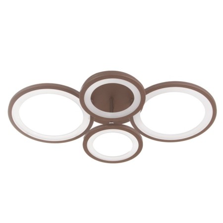 Ring chandelier LED 80W brown 2700-6400K 60x45x14