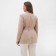 Women's jacket with a belt Mist Plus-Size, r.60, beige