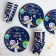 Set of paper utensils "Cosmos"