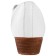 Folk women's shoes, insole length 23.5 cm, white color