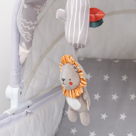 Suspension - rattle "Liony Leon", with a squeak, on a crib, stroller, crumb I-6