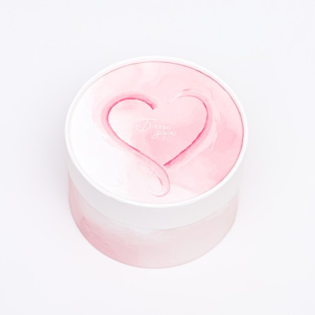 A set of hats 3 in 1 "Heart", hooked, 16 x 10, 14 x 9, 13 x 8.5 cm-4