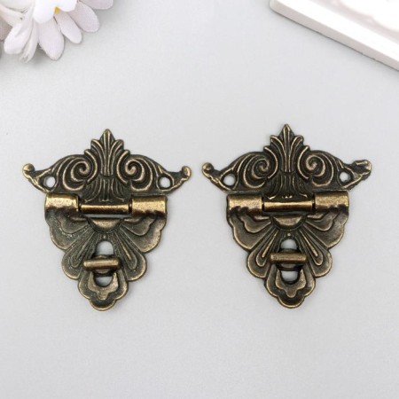 Castle Casket Metal "Disorner" set 2 pcs 4.8x4.5 cm cm