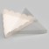 White cookie box, triangular 18 x 18 x 4 cm