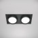 Building lamp Technical DL086-02-GX53-SQ-B, 2x15W, 22x11x4.5 cm, GX53, black color