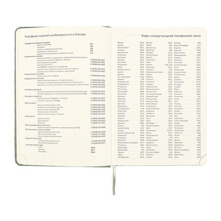 Gift Davente.clair: Diaoon Lowed A5 136 sheets, hard cover, block 70, green + ballpoint pen-8