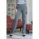 Female trousers, size 48, gray color