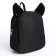 School textile Backpack with ears on hairpins, 27x23 cm, black color