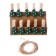 Decorative clothespins with a rope for the suspension "Christmas trees" set 10 pcs., 1.5 × 12 × 14 cm
