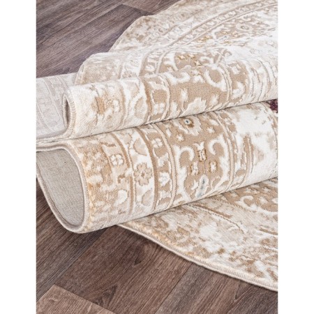 Oval carpet Karmen Hali Quantum, size 78x150 cm, color Brown/Brown-1