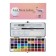 Watercolor paints, 50 colors in cuvettes, in a box, with a brush