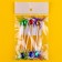 Skewers "Colored Spiders", in a set of 6 pieces, mix