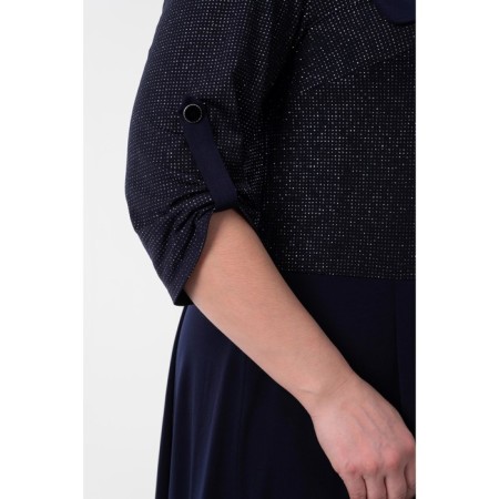 Women's dress, size 62, blue color-3
