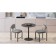 Dining table "Dale", 750 × 750 × 743 mm, color black marble