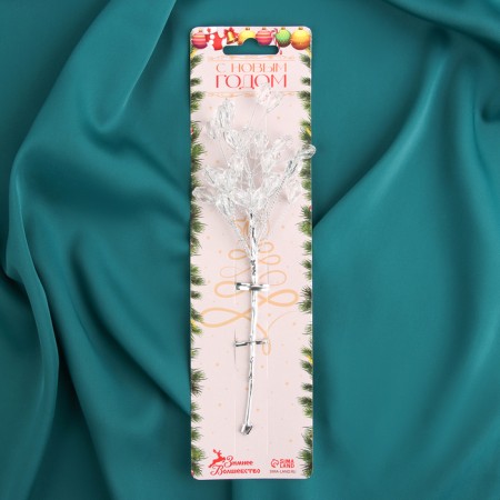 Decor "Crystal Tale" 16 cm, ovalchik transparent-3