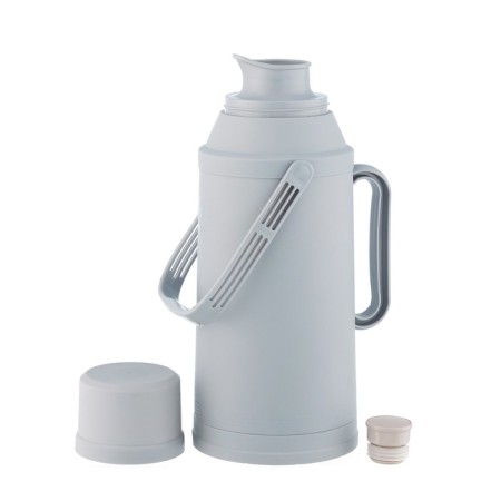 Thermos 3.2 l, with a glass flask, retains heat 36 hours, gray-2