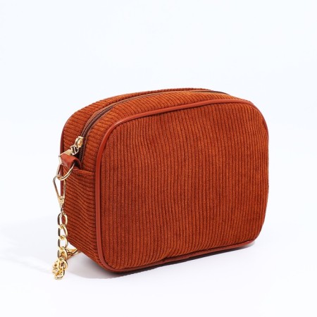 Bag Cross-Bodi with a zipper, the color is red-1