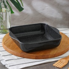 Form for baking and baking of heat -resistant glass 