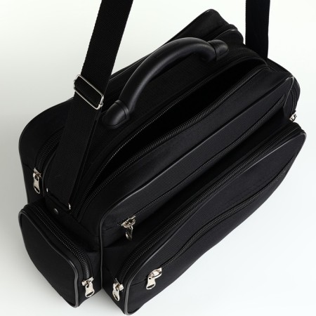 Male bag, rise, black color-4