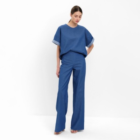 T -shirt Women's oversize Minaku: Jeans Collection Color Electric, size 52-4
