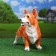 Garden figure "Corgi dog" 21x47x42cm
