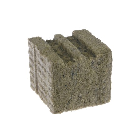 Ecover substrate mineral wool in a cube for plant seedlings, a hole of 20 × 15 mm, 7.5 × 7.5 × 6.5 cm-7