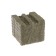 Ecover substrate mineral wool in a cube for plant seedlings, a hole of 20 × 15 mm, 7.5 × 7.5 × 6.5 cm
