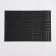Rug -shaped rubber "parquet", 40 × 60 cm, black color