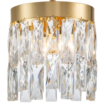Suspended Indigo lamp, 12029/2p Gold. 2x40W, E14, 200x200x360/1160 mm, transparent color-3