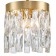 Suspended Indigo lamp, 12029/2p Gold. 2x40W, E14, 200x200x360/1160 mm, transparent color