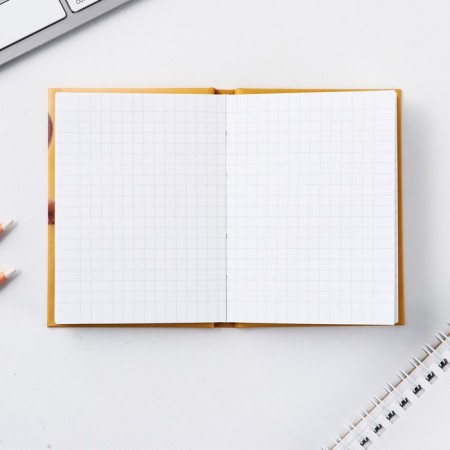 Notepad in solid cover A7, 64 liters "Dog"-1