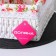 Basket for storage laid handmade Daulaan "Summer", 26 × 20 × 11 cm, white color