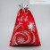 Bag gift plush “New Year has come”, embossing, 20 x 30 cm +/- 1.5 cm, New Year