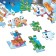 Children's puzzle "Funny snowman", 54 elements