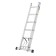 Tundra staircase, two -section, aluminum, 6 steps