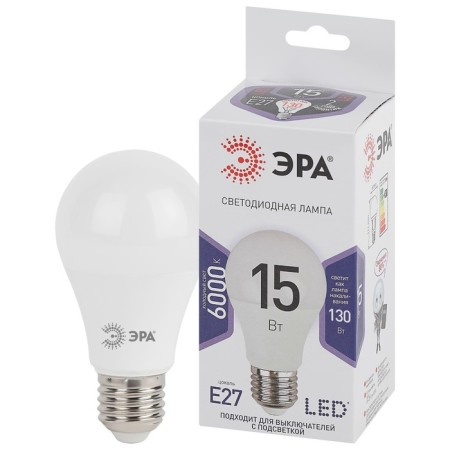 LED LED era Standard "Grush", 15 W, E27, 1200 lm, 6000k, glow cold white-1
