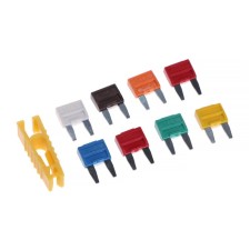 A set of flag topauto fuses, with TA-O6599 tweezers