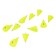 Cargo bullet-excentric stained collapsible Yaman 10 pcs., 40 g, yellow